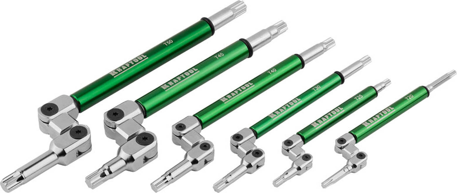 KRAFTOOL 6 шт., Cr-Mo, набор имбусовых ключей INDUSTRIE 27453-H6, чехол купить по цене 2&nbsp;162 ₽ в интернет магазине ТЕХСАД