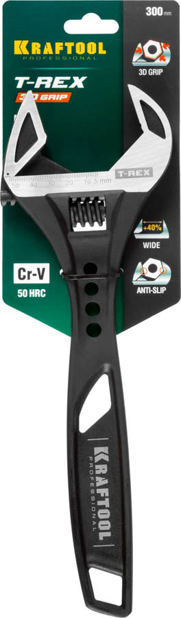 KRAFTOOL 300/53 мм, ключ разводной силовой T-REX 27254-30 купить по цене 2&nbsp;860 ₽ в интернет магазине ТЕХСАД
