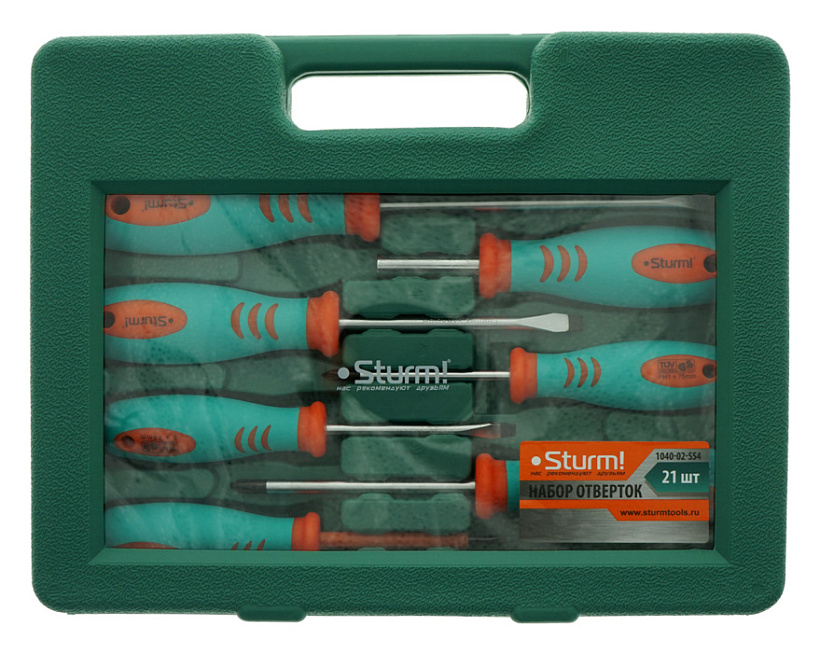 Набор отверток Sturm! 1040-02-SS4 купить по цене 1&nbsp;530 ₽ в интернет магазине ТЕХСАД