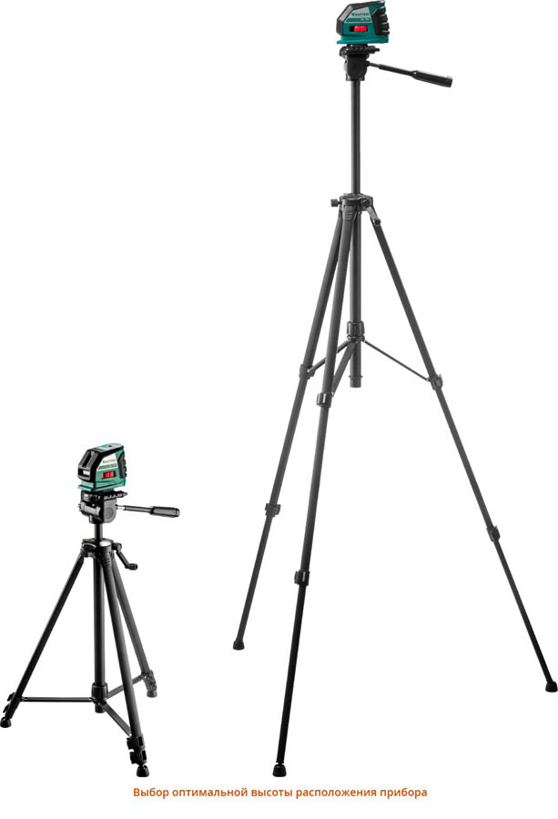 KRAFTOOL линейный лазерный нивелир со штативом CL70 3 34660-3 Professional купить по цене 12&nbsp;280 ₽ в интернет магазине ТЕХСАД