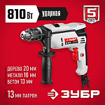 ЗУБР 810 Вт, дрель ударная ДУ-810 ЭРМ2 Мастер купить по цене 4&nbsp;050 ₽ в интернет магазине ТЕХСАД
