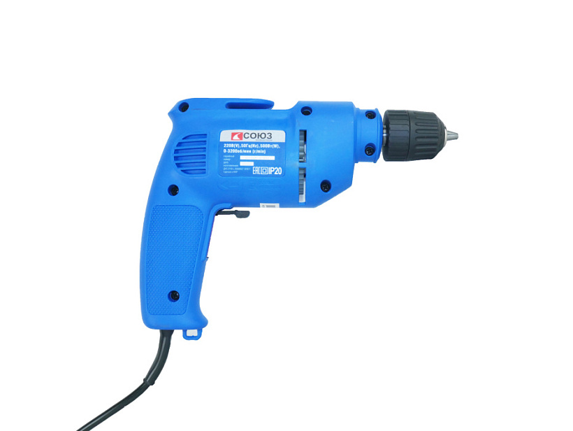 Дрель безударная СОЮЗ ДУС-2150 купить по цене 2&nbsp;150 ₽ в интернет магазине ТЕХСАД