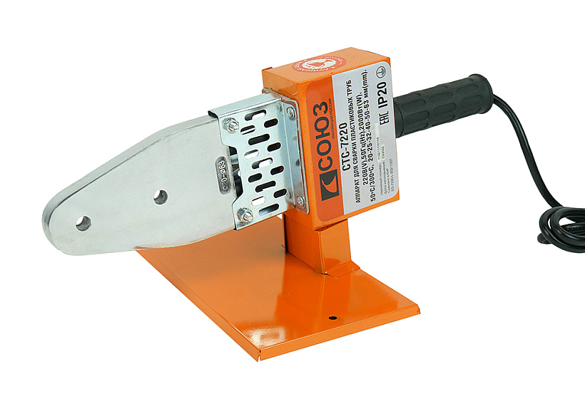 Аппарат для сварки пластиковых труб СОЮЗ СТС-7220 купить по цене 2&nbsp;090 ₽ в интернет магазине ТЕХСАД