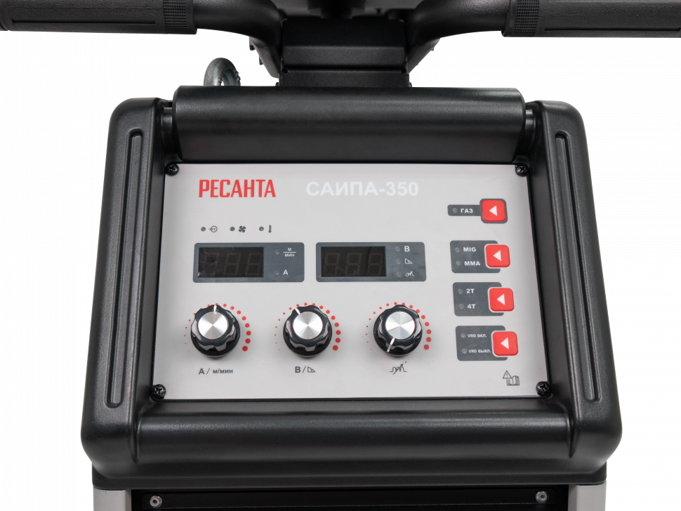 Сварочный полуавтомат Ресанта САИПА-350 (MIG/MAG) купить по цене 237&nbsp;290 ₽ в интернет магазине ТЕХСАД