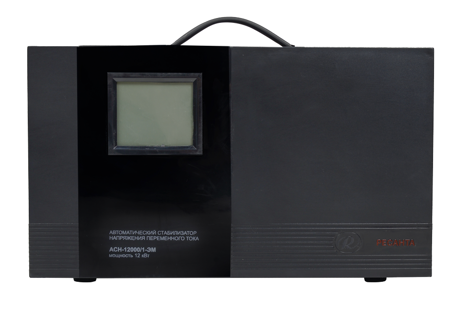 Стабилизатор напряжения РЕСАНТА АСН-12000/1-ЭМ купить по цене 35&nbsp;001 ₽ в интернет магазине ТЕХСАД