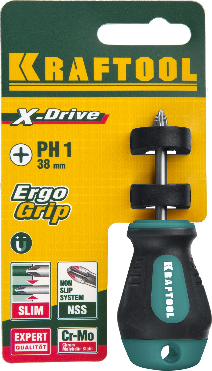 KRAFTOOL PH1х38 мм, отвертка слесарная 250072-1-038 купить по цене 319 ₽ в интернет магазине ТЕХСАД