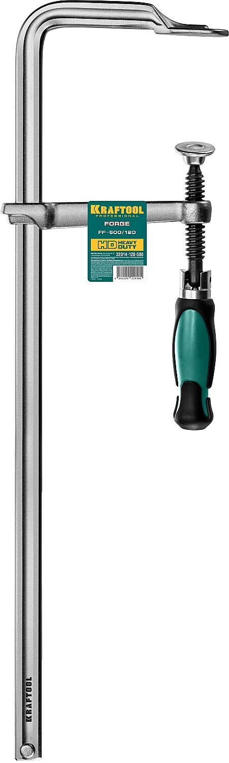 KRAFTOOL F 400х120 мм, струбцина 32014-120-500 купить по цене 5&nbsp;880 ₽ в интернет магазине ТЕХСАД