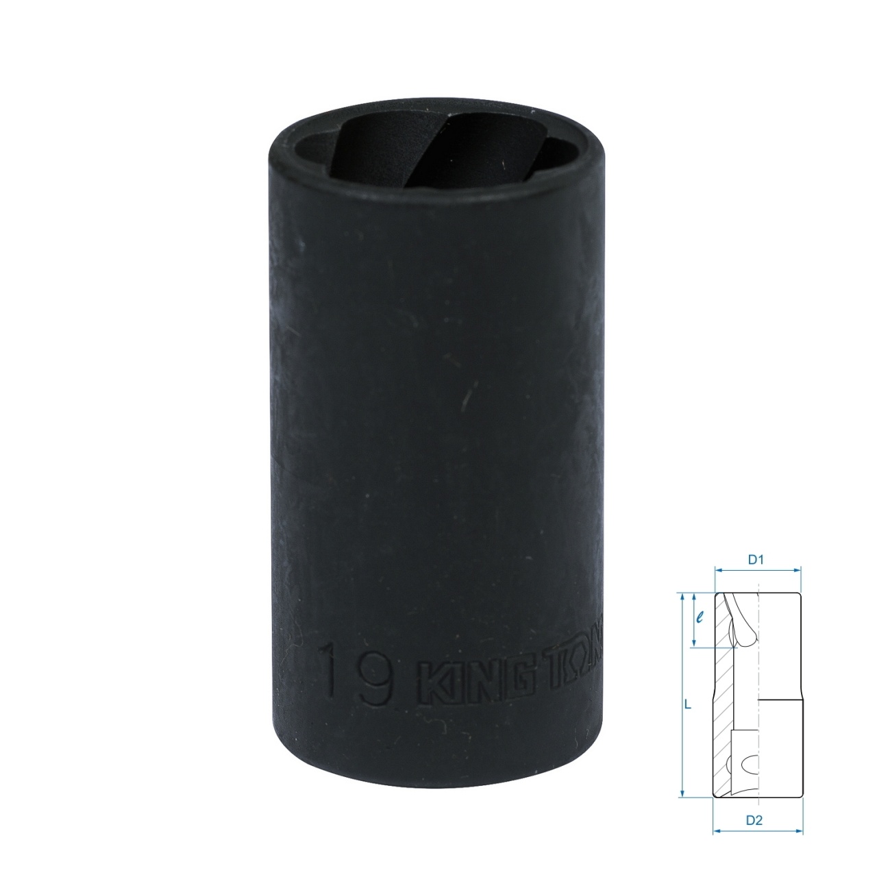 Головка для поврежденного крепежа 1/2'', 19 мм KING TONY 9TD403-19M купить по цене 1&nbsp;670 ₽ в интернет магазине ТЕХСАД