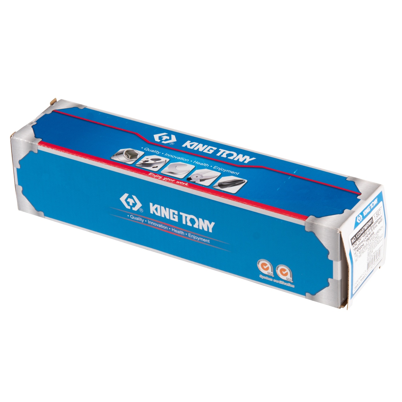 Набор комбинированных трещоточных ключей, 8-19 мм, чехол из теторона, 7 предметов KING TONY 122A07MRN01 купить по цене 10&nbsp;650 ₽ в интернет магазине ТЕХСАД