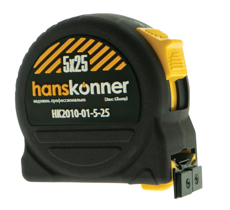 Рулетка Hanskonner HK2010-01-5-25 купить по цене 730 ₽ в интернет магазине ТЕХСАД