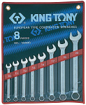 Набор комбинированных ключей, 10-22 мм, 8 предметов KING TONY 1208MR купить по цене 4&nbsp;020 ₽ в интернет магазине ТЕХСАД