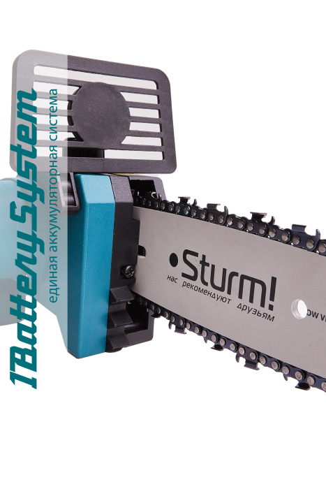 Аккумуляторная цепная пила Sturm! CSC1808BL 1BatterySystem без ЗУ и АКБ купить по цене 6&nbsp;990 ₽ в интернет магазине ТЕХСАД
