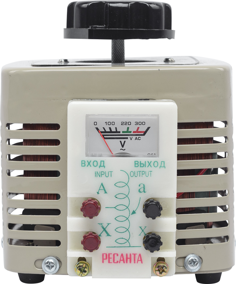 Автотрансформатор ЛАТР Ресанта ТР/0,5 (TDGC2-0,5) купить по цене 4&nbsp;590 ₽ в интернет магазине ТЕХСАД