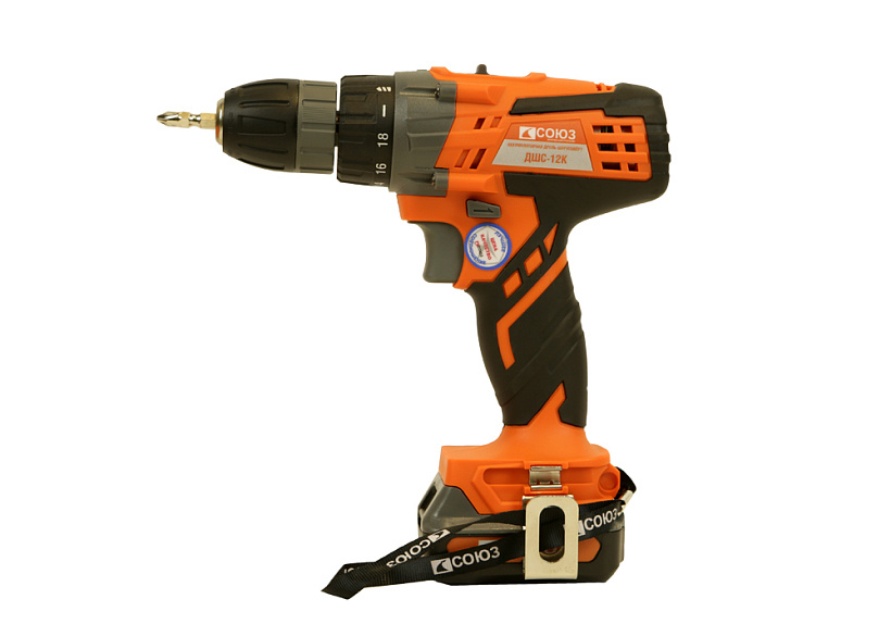 Аккумуляторный шуруповерт СОЮЗ ДШС-12К купить по цене 4&nbsp;650 ₽ в интернет магазине ТЕХСАД