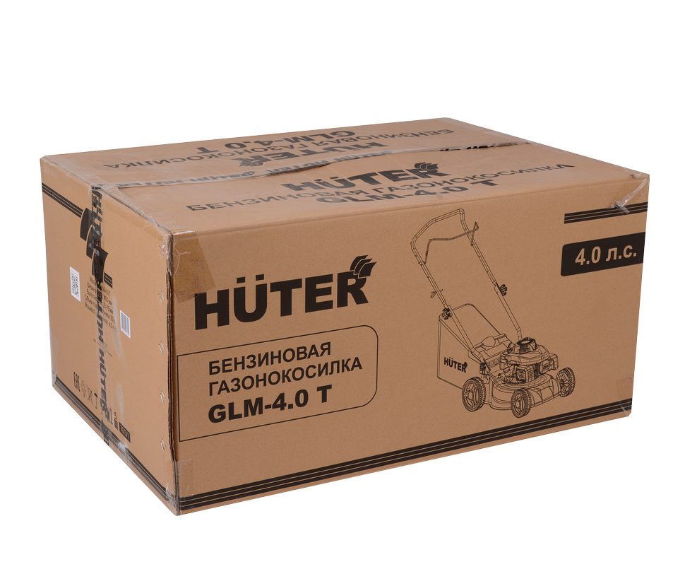 Газонокосилка бензиновая HUTER GLM-4.0 T купить по цене 24&nbsp;590 ₽ в интернет магазине ТЕХСАД