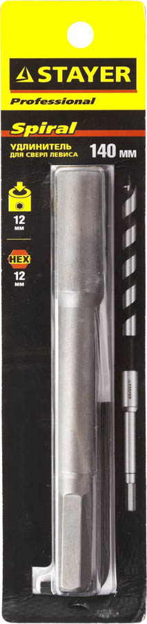 STAYER 140 мм, HEX 12.5 мм, удлинитель для сверл Левиса 2952-12-140 купить по цене 302 ₽ в интернет магазине ТЕХСАД