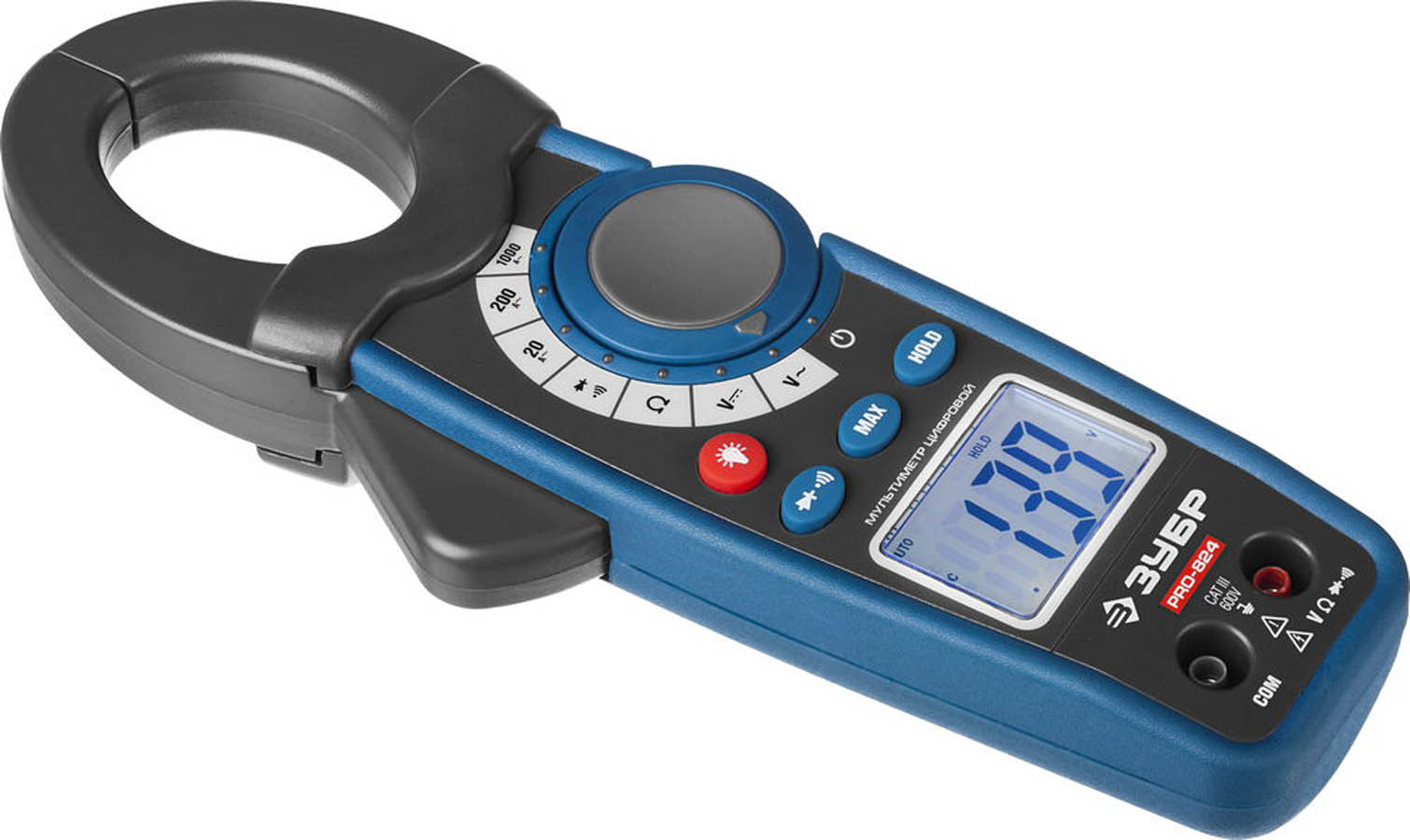 ЗУБР токоизмерительные клещи PRO-824 59824 купить по цене 7&nbsp;210 ₽ в интернет магазине ТЕХСАД