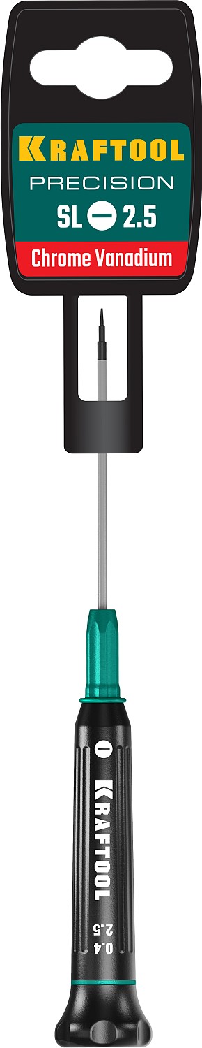 KRAFTOOL SL 2.5, отвертка для точных работ Precision 25681-2.5 купить по цене 256 ₽ в интернет магазине ТЕХСАД