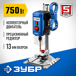 ЗУБР 750 Вт, 13 мм, настольный, вертикально-сверлильный станок ВСС-П750 Профессионал купить по цене 14&nbsp;670 ₽ в интернет магазине ТЕХСАД
