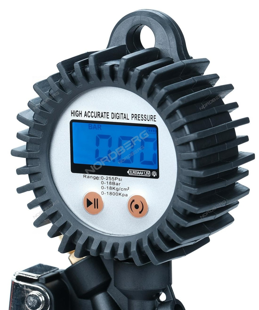 Пистолет для подкачки шин с цифровым манометром NORDBERG Ti63 купить по цене 3&nbsp;457 ₽ в интернет магазине ТЕХСАД