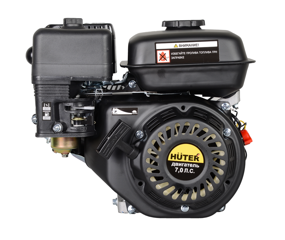 Двигатель бензиновый HUTER GE-170F-19 купить по цене 10&nbsp;290 ₽ в интернет магазине ТЕХСАД
