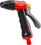 GRINDA плавная регулировка, пластиковый с TPR, курок сзади, пистолет поливочный T-R 8-427186 купить по цене 470 ₽ в интернет магазине ТЕХСАД