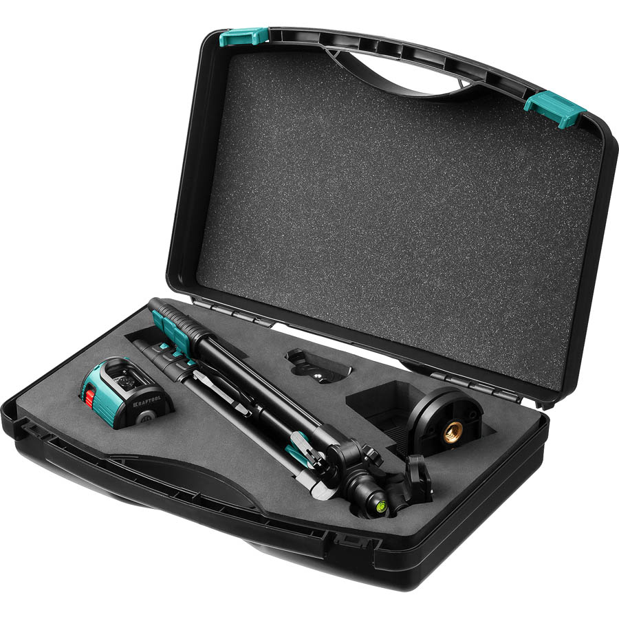 KRAFTOOL линейный лазерный нивелир со штативом и держателем в кейсе CL-20 4 34700-4 Professional купить по цене 6&nbsp;151 ₽ в интернет магазине ТЕХСАД