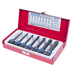 Набор ударных торцевых насадок 1/2'', HEX, 4-14 мм, L = 100 мм, 7 предметов KING TONY 4457MP купить по цене 6&nbsp;690 ₽ в интернет магазине ТЕХСАД