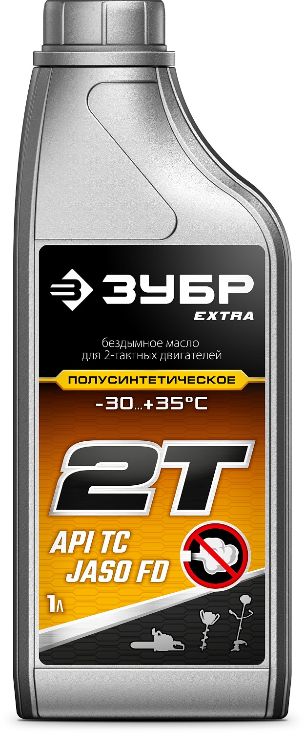 ЗУБР 1 л, полусинтетическое масло для 2-тактных двигателей 2Т-П 70601-1 EXTRA купить по цене 590 ₽ в интернет магазине ТЕХСАД