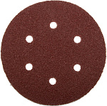 ЗУБР 6 отв., Р40, 150 мм, 5 шт., круг шлифовальный универсальный, из абразивной бумаги на велкро основе 35566-150-040 Мастер купить по цене 245 ₽ в интернет магазине ТЕХСАД