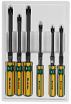 KRAFTOOL 6 шт, набор отверток с держателем для труднодоступных мест 26173-H6 купить по цене 1&nbsp;130 ₽ в интернет магазине ТЕХСАД