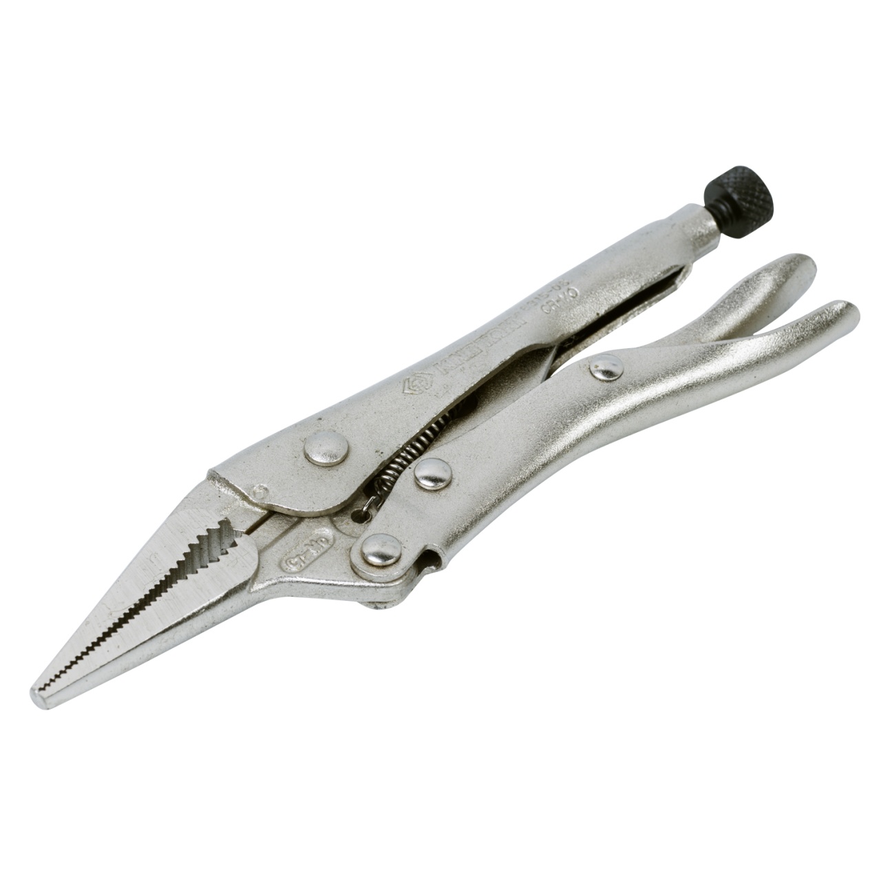 Зажим с фиксатором 165 мм, тонконосый KING TONY 6315-06 купить по цене 1&nbsp;170 ₽ в интернет магазине ТЕХСАД