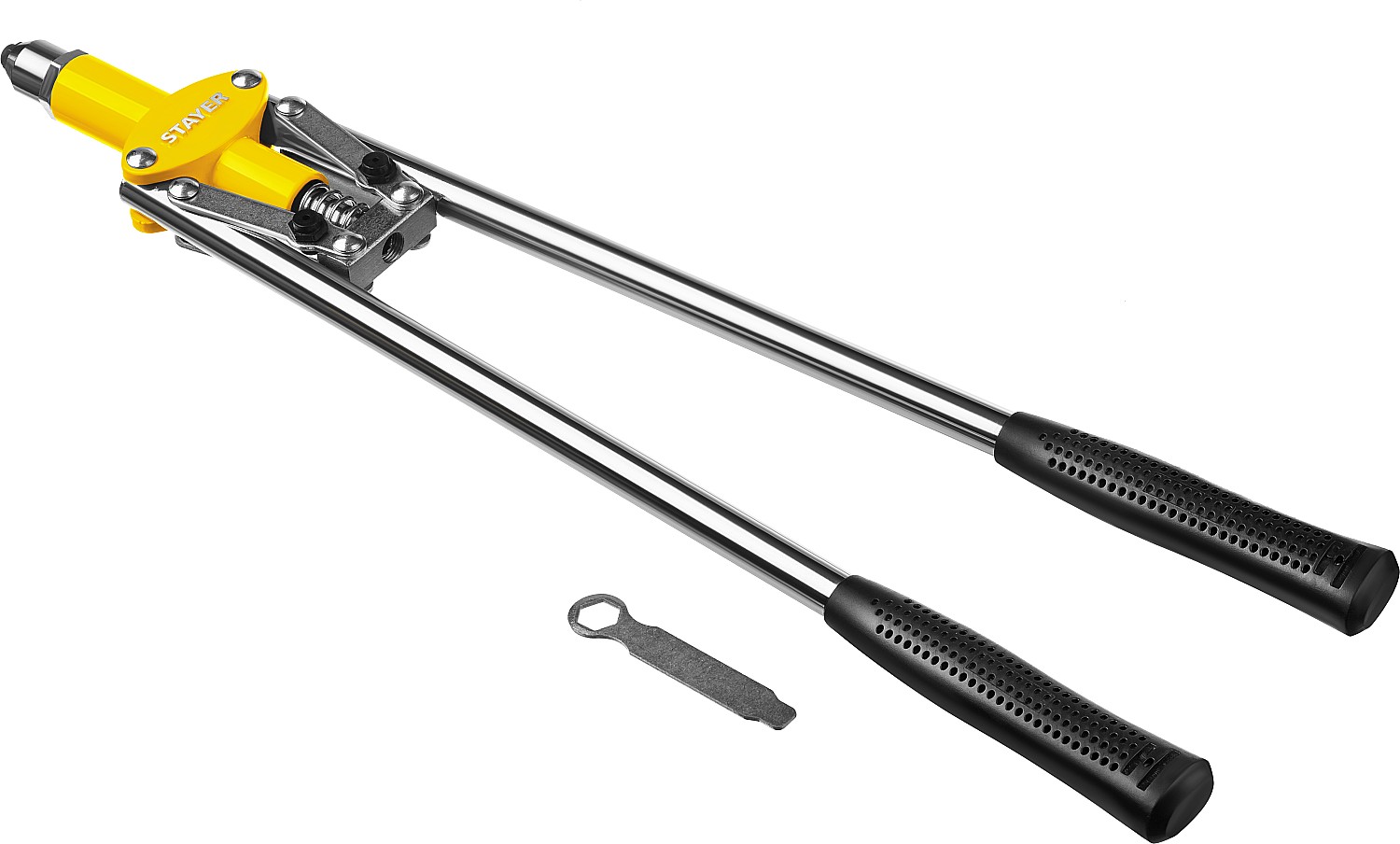 STAYER заклепки 3.2-4.8 мм из алюминия, стали, нерж. стали, литой корпус, заклепочник силовой двуручный 3114_z01 Профессионал купить по цене 1&nbsp;100 ₽ в интернет магазине ТЕХСАД