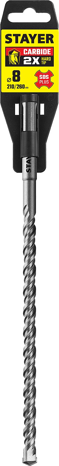 STAYER 8 x 260 мм, бур SDS-plus 2930-260-08_z02 купить по цене 216 ₽ в интернет магазине ТЕХСАД