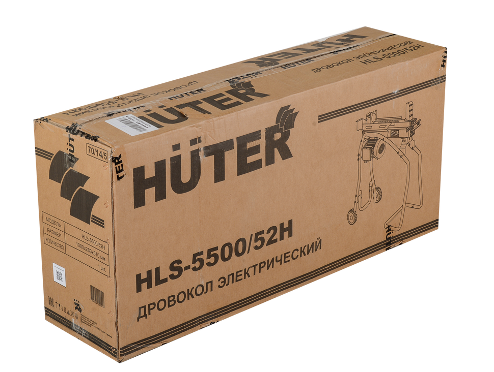 Дровокол электрический HUTER HLS-5500/52H купить по цене 30&nbsp;552 ₽ в интернет магазине ТЕХСАД