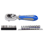 Набор вставок (бит) и головок с трещоткой 1/4'', Torx, Hex, PH, 21 предметов KING TONY 2501MR купить по цене 2&nbsp;690 ₽ в интернет магазине ТЕХСАД