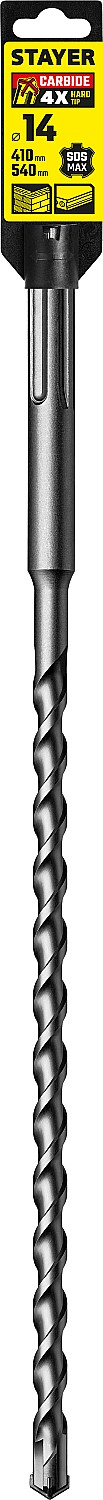 STAYER 14 х 410 мм, SDS-max, бур по бетону 29370-410-14 Professional купить по цене 980 ₽ в интернет магазине ТЕХСАД