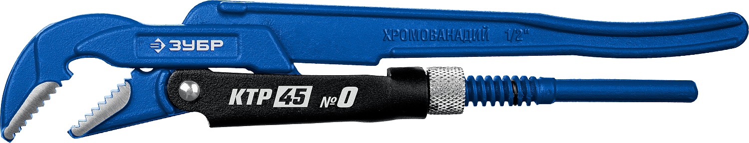 ЗУБР №0, изогнутые губки, ключ трубный КТР-45 27337-0_z02 Профессионал купить по цене 1&nbsp;100 ₽ в интернет магазине ТЕХСАД