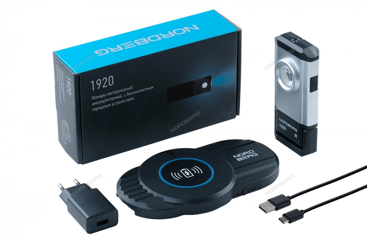 Фонарь светодиодный, 1+1 элементов, Li-Ion, 3,6 В NORDBERG 1920 купить по цене 4&nbsp;363 ₽ в интернет магазине ТЕХСАД