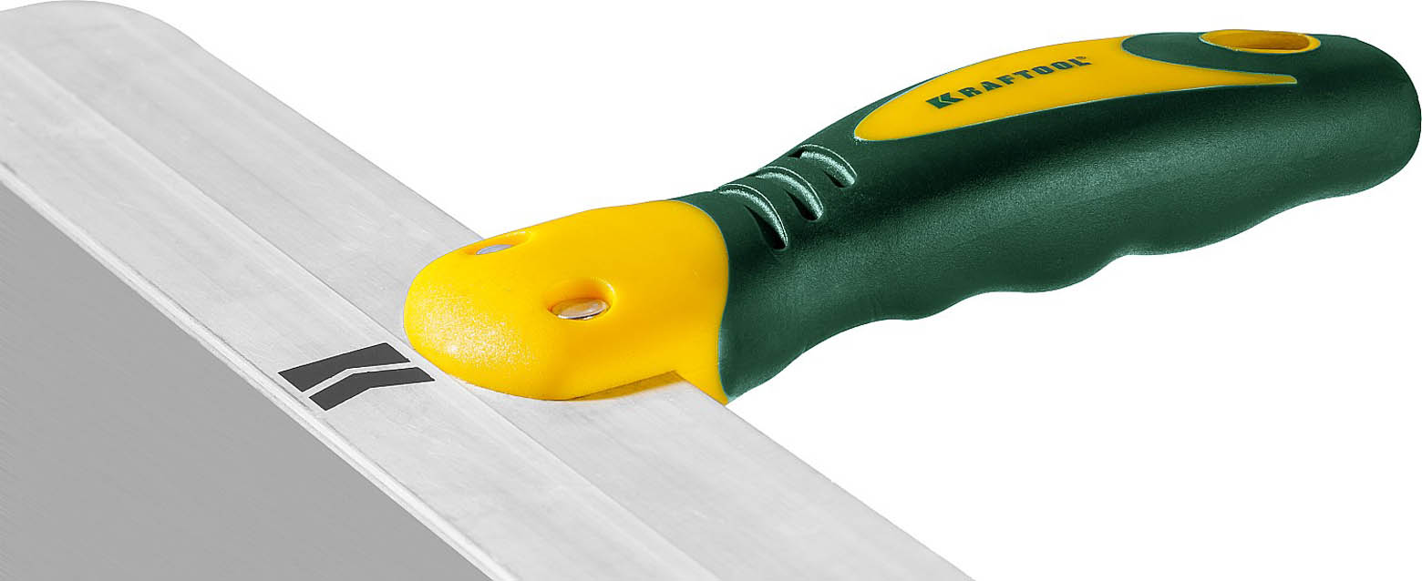 KRAFTOOL 150 мм, нержавеющее полотно, двухкомпонентная рукоятка, шпатель фасадный 10036-150 купить по цене 990 ₽ в интернет магазине ТЕХСАД