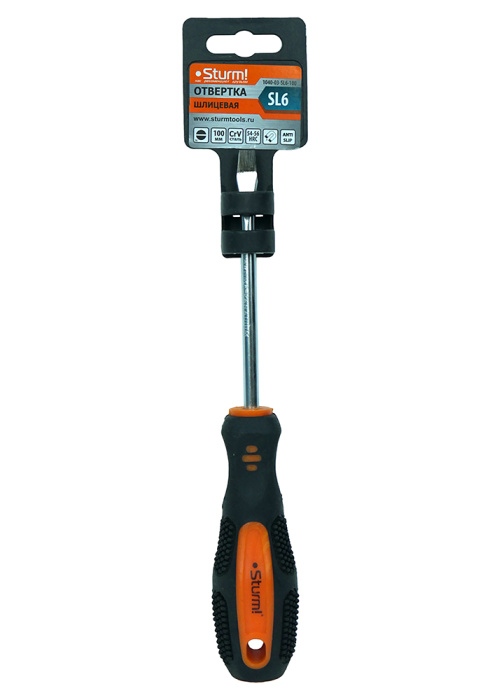 Отвертка Sturm! 1040-03-SL6-100 купить по цене 120 ₽ в интернет магазине ТЕХСАД