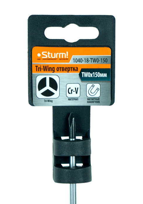 Отвертка Sturm! 1040-18-TW0-150 купить по цене 140 ₽ в интернет магазине ТЕХСАД