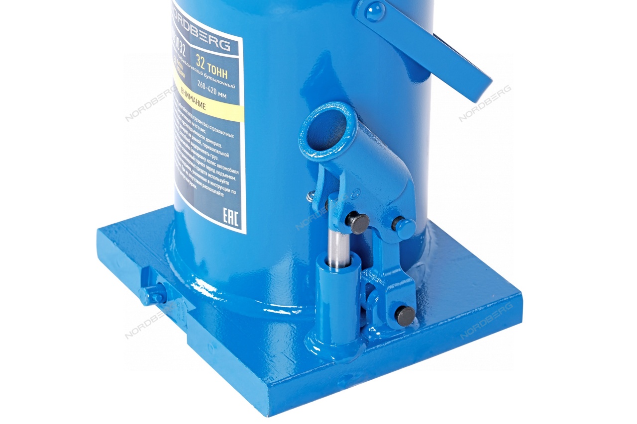 Домкрат бутылочный 32 т NORDBERG N31032 купить по цене 8&nbsp;417 ₽ в интернет магазине ТЕХСАД