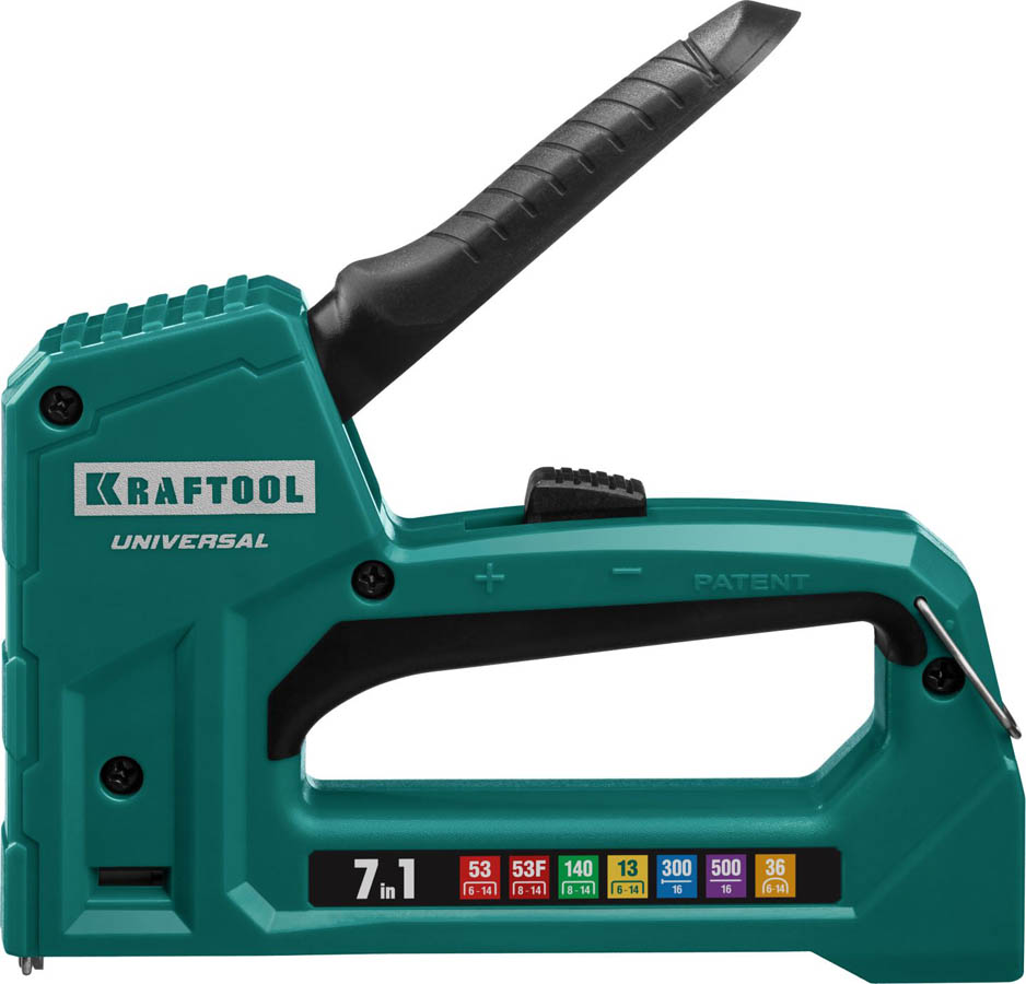 KRAFTOOL скобы 53, 53F, 140, 13, 36, 300, 500, степлер для скоб ''Universal'' (7-в-1) 31524 купить по цене 2&nbsp;370 ₽ в интернет магазине ТЕХСАД