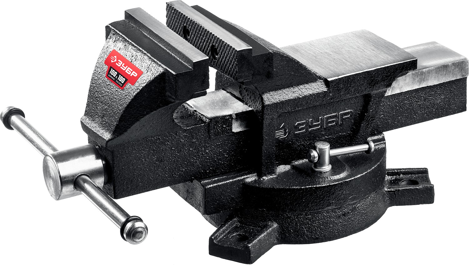 ЗУБР 100 мм, тиски слесарные поворотные 3258-100_z01 Мастер купить по цене 4&nbsp;127 ₽ в интернет магазине ТЕХСАД