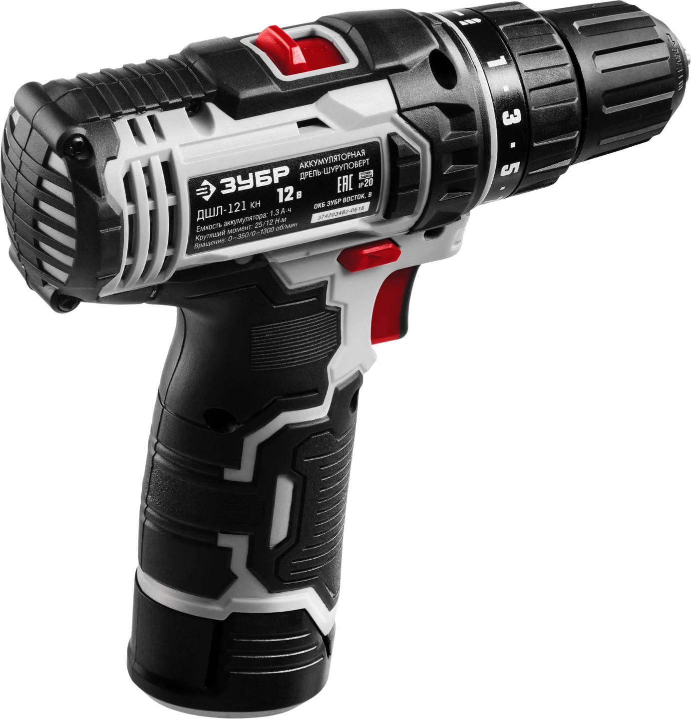 ЗУБР Li-Ion, 12 В, кейс, 2 АКБ, дрель-шуруповерт ДШЛ-121 КН Стандарт купить по цене 3&nbsp;937 ₽ в интернет магазине ТЕХСАД