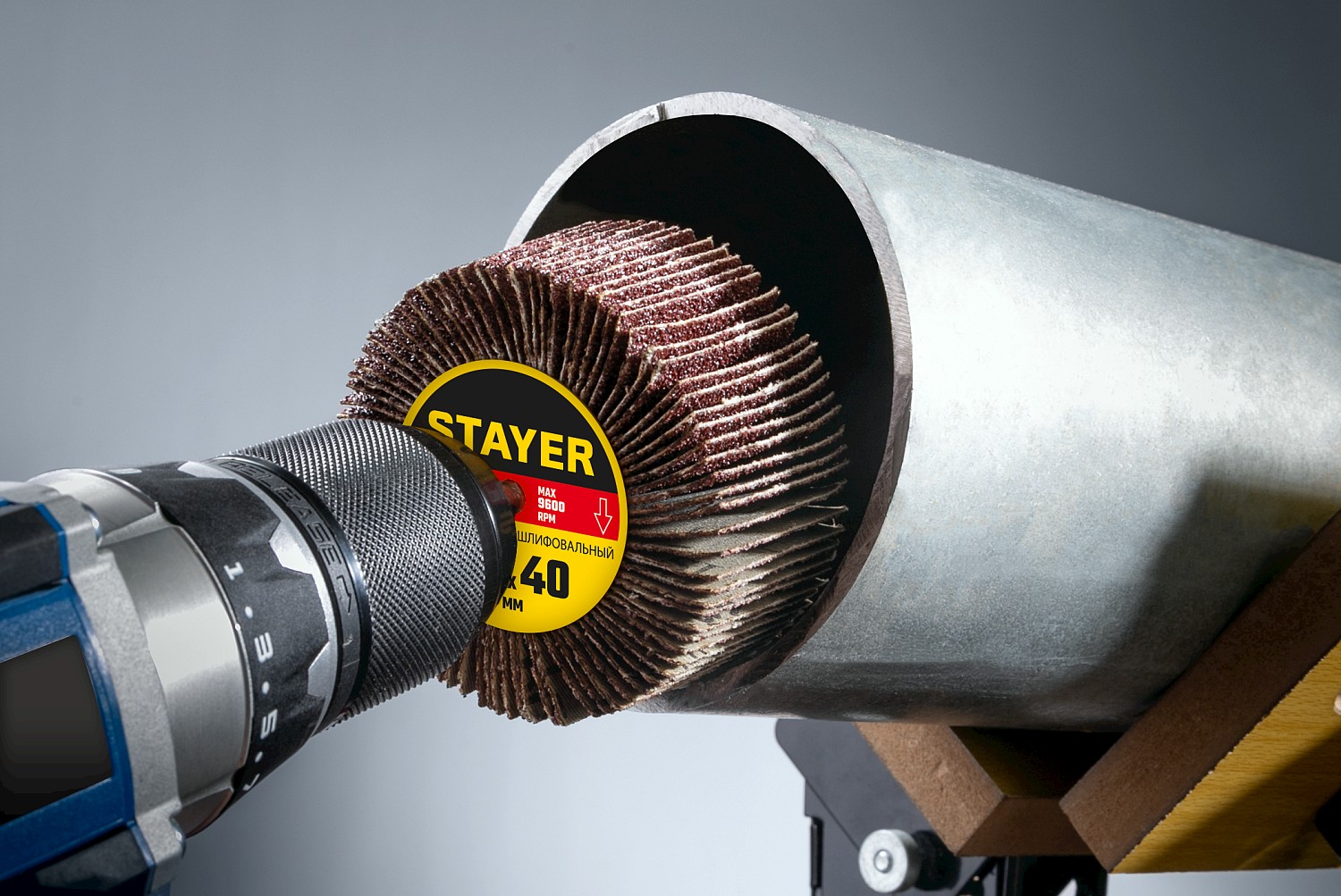 STAYER P60, 80х40 мм, круг шлифовальный лепестковый на шпильке 36609-060 купить по цене 370 ₽ в интернет магазине ТЕХСАД