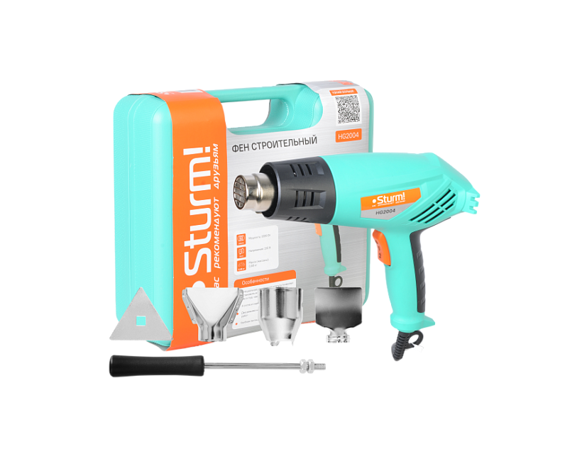 Фен технический Sturm! HG2004 купить по цене 2&nbsp;990 ₽ в интернет магазине ТЕХСАД