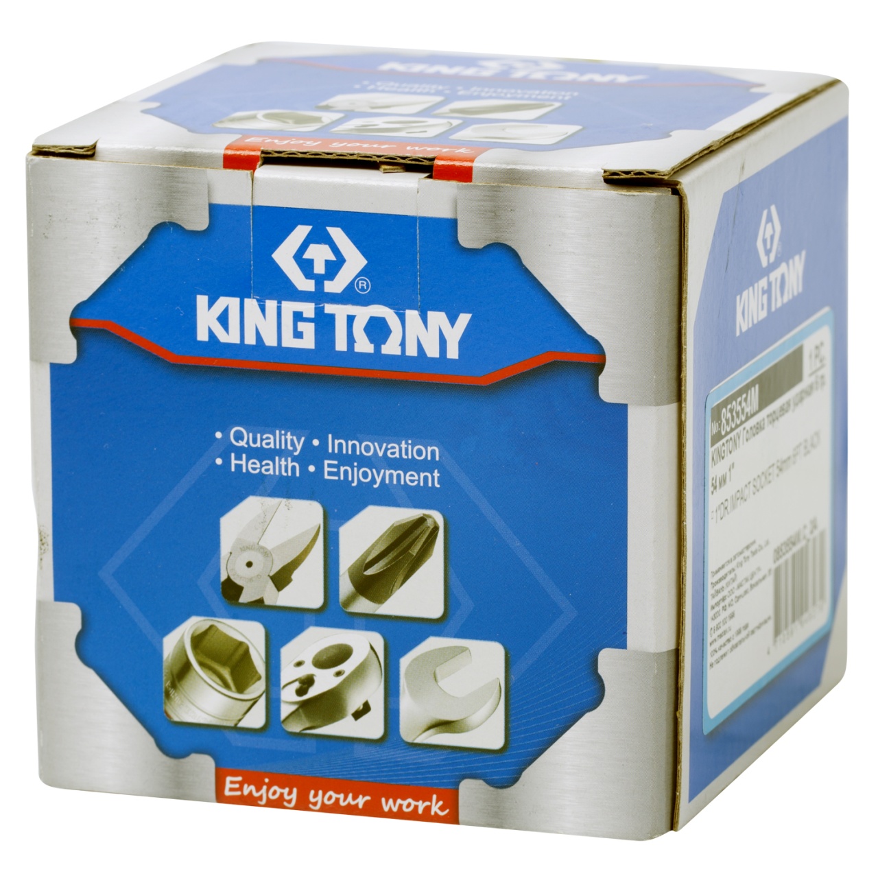 Головка торцевая ударная шестигранная 1'', 54 мм KING TONY 853554M купить по цене 3&nbsp;650 ₽ в интернет магазине ТЕХСАД