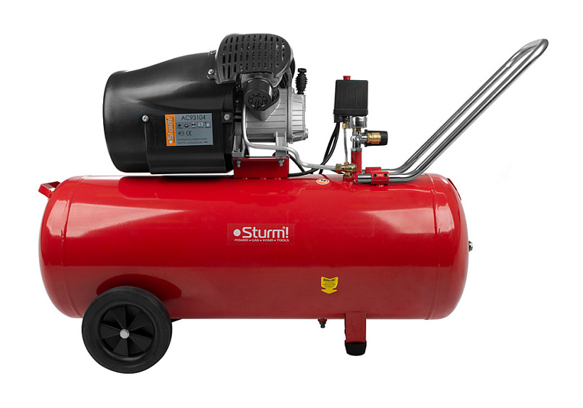 Компрессор масляный Sturm! AC93104 купить по цене 27&nbsp;990 ₽ в интернет магазине ТЕХСАД